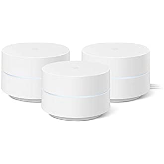 Google Wifi - AC1200 - Mesh WiFi System - Wifi Router - 4500 Sq Ft Coverage - 3 pack